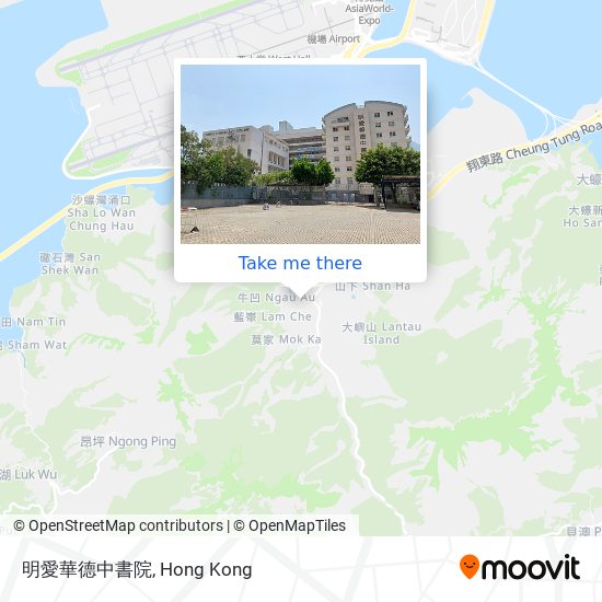 明愛華德中書院 map