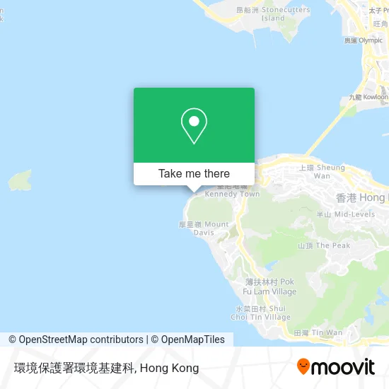 環境保護署環境基建科地圖