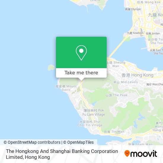 The Hongkong And Shanghai Banking Corporation Limited map