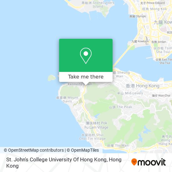 St. John's College University Of Hong Kong地圖