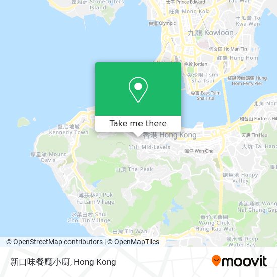 新口味餐廳小廚 map