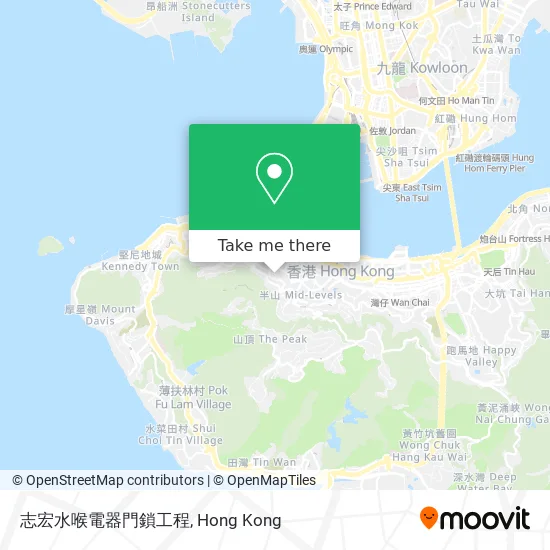 志宏水喉電器門鎖工程 map