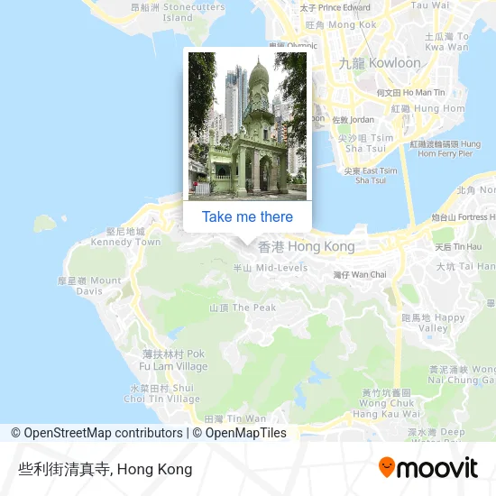 些利街清真寺地圖