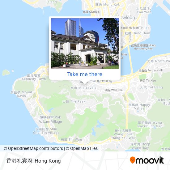 香港礼宾府 map