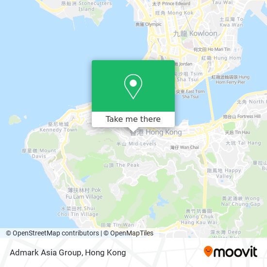 Admark Asia Group map
