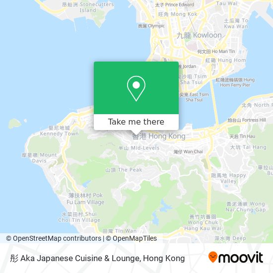 彤 Aka Japanese Cuisine & Lounge map