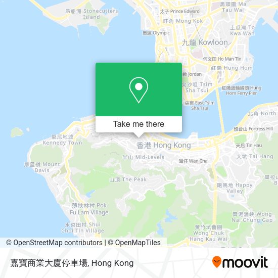 嘉寶商業大廈停車場地圖