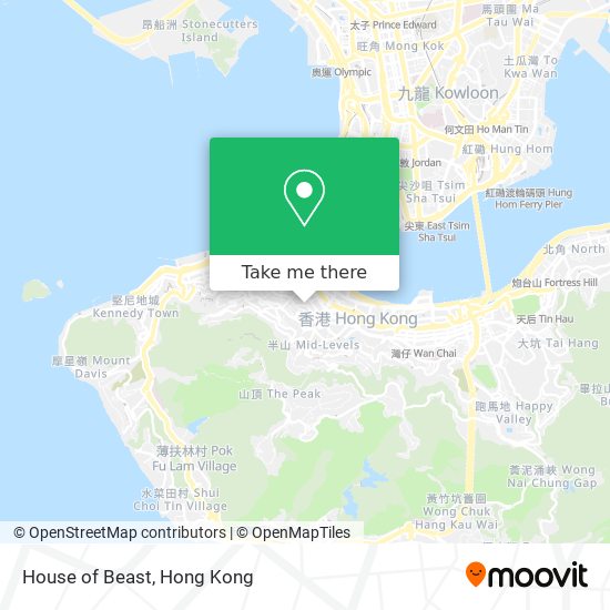 House of Beast map