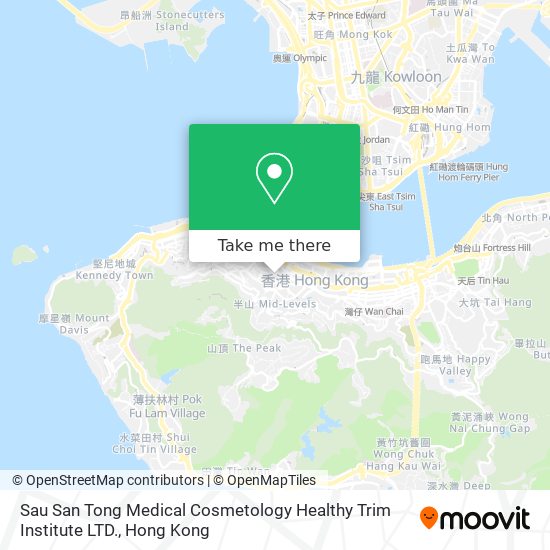 Sau San Tong Medical Cosmetology Healthy Trim Institute LTD.地圖