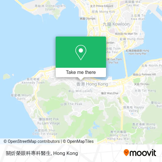關炘榮眼科專科醫生地圖