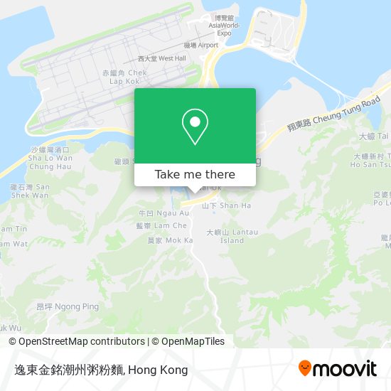 逸東金銘潮州粥粉麵 map
