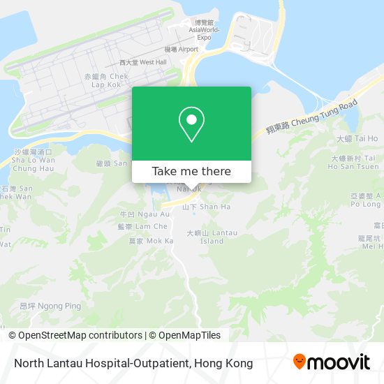 North Lantau Hospital-Outpatient map