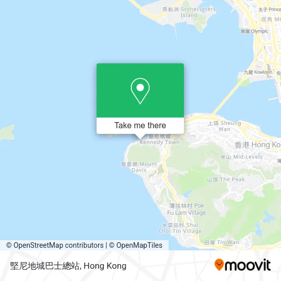 堅尼地城巴士總站地圖