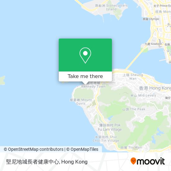 堅尼地城長者健康中心 map