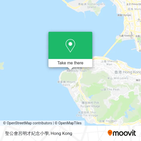 聖公會呂明才紀念小學地圖