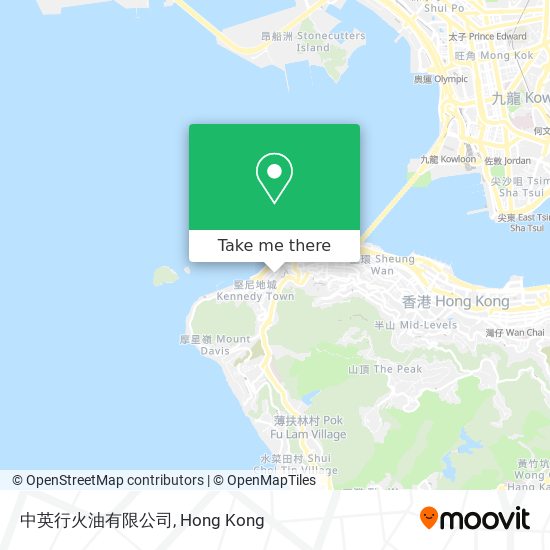 中英行火油有限公司 map