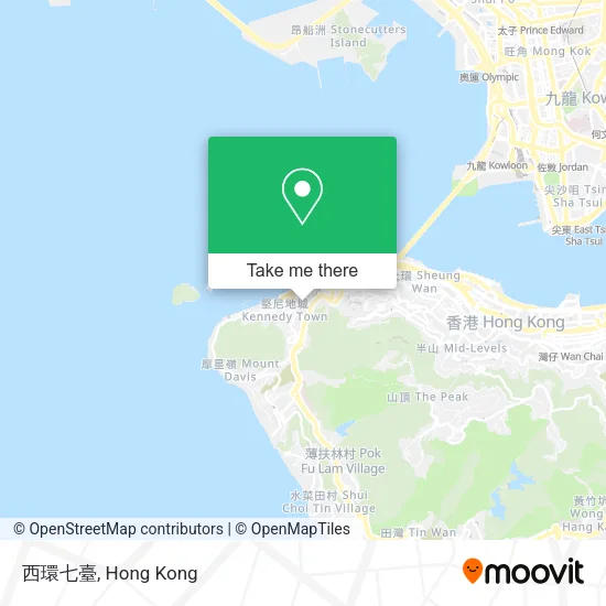 西環七臺地圖