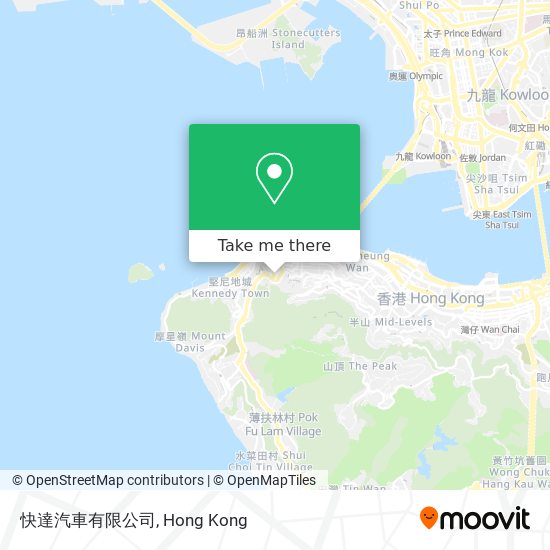 快達汽車有限公司 map