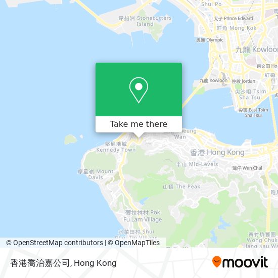 香港喬治嘉公司地圖