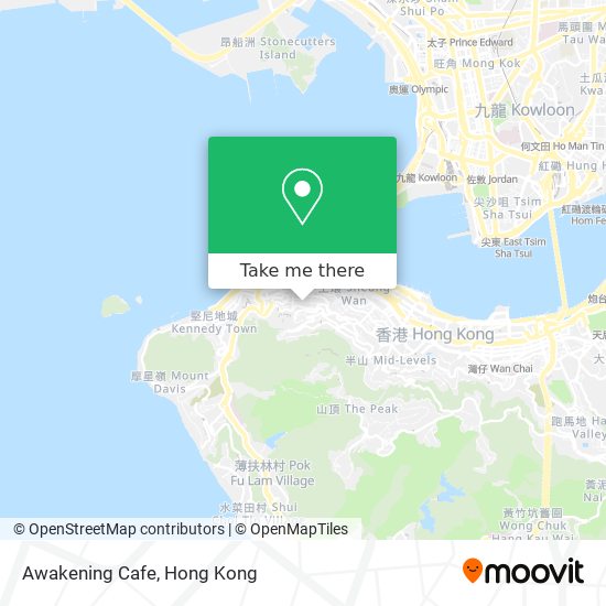 Awakening Cafe map
