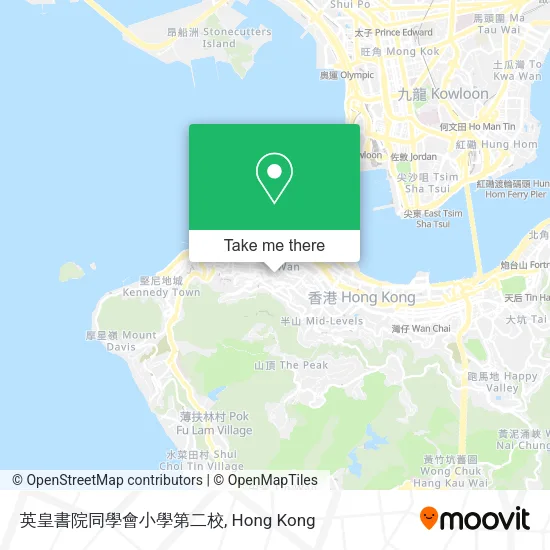 英皇書院同學會小學第二校地圖