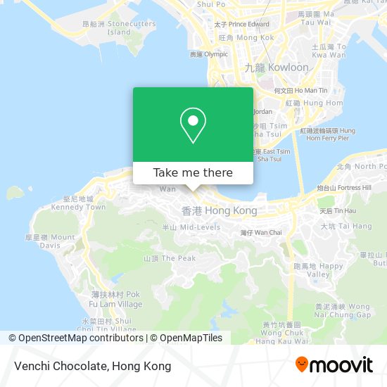 Venchi Chocolate map