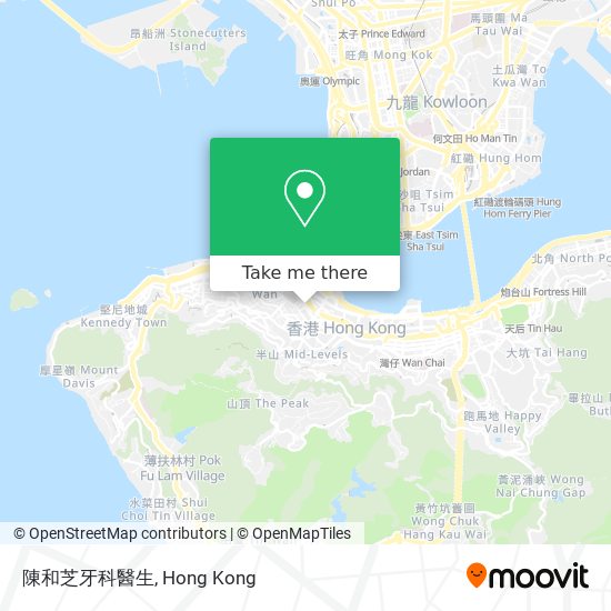 陳和芝牙科醫生 map