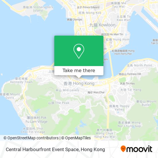 Central Harbourfront Event Space地圖
