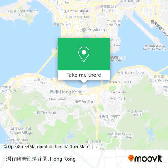 灣仔臨時海濱花園 map