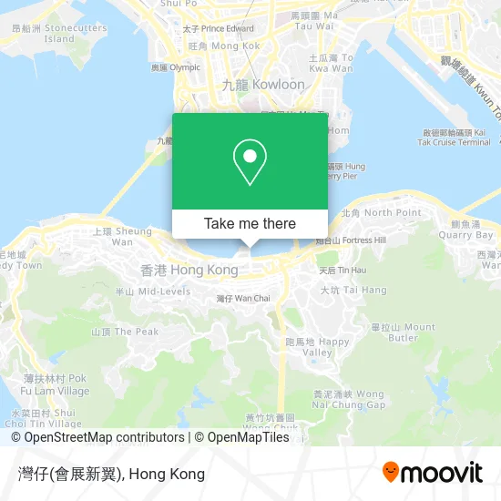 灣仔(會展新翼) map