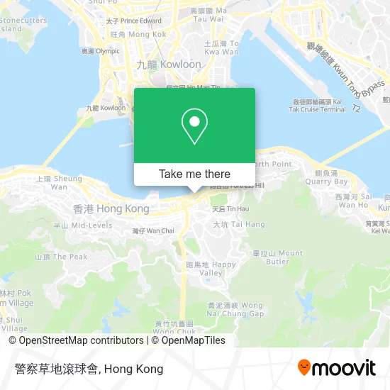 警察草地滾球會地圖