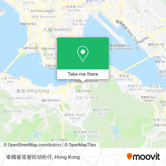 泰國翟道翟街頭粉仔地圖