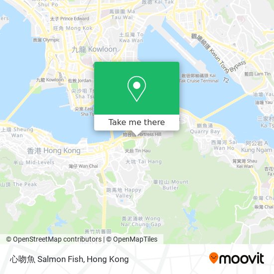 心吻魚 Salmon Fish map