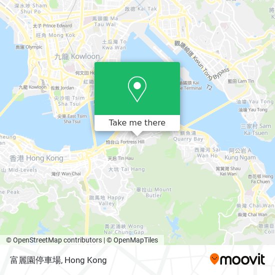 富麗園停車場 map