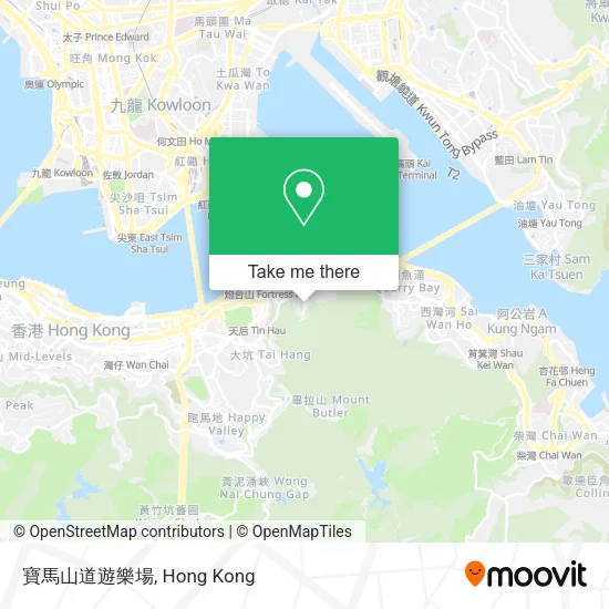 寶馬山道遊樂場 map