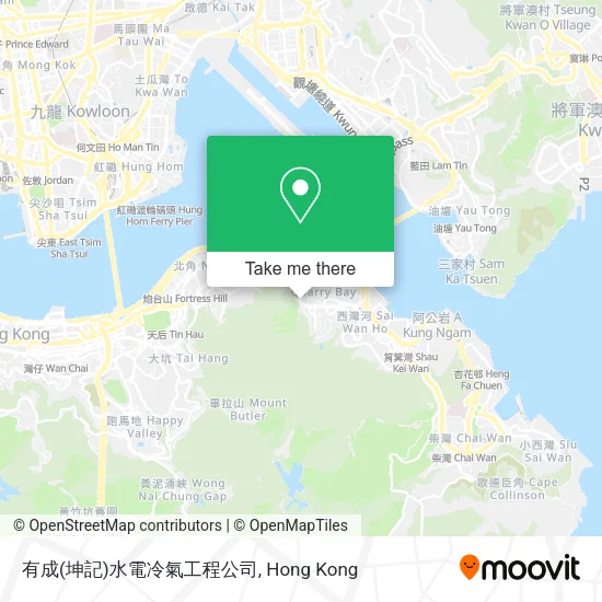 有成(坤記)水電冷氣工程公司地圖