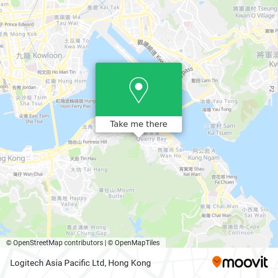 Logitech Asia Pacific Ltd map