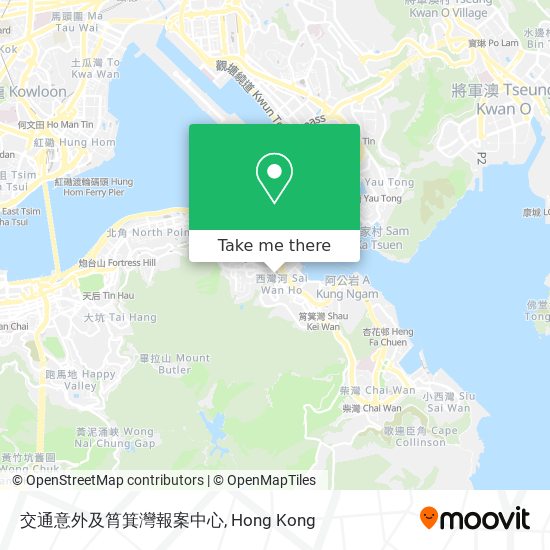 交通意外及筲箕灣報案中心 map