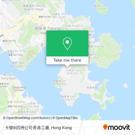 卡樂B四洲公司香港工廠 map