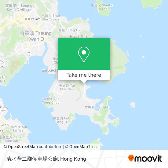 清水灣二灘停車場公廁 map