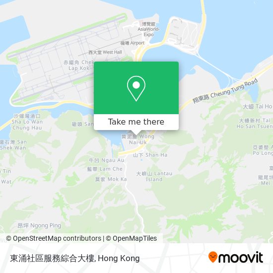 東涌社區服務綜合大樓 map