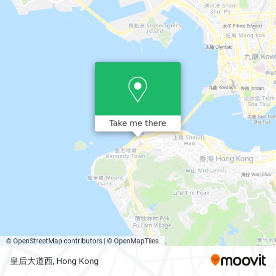 皇后大道西 map