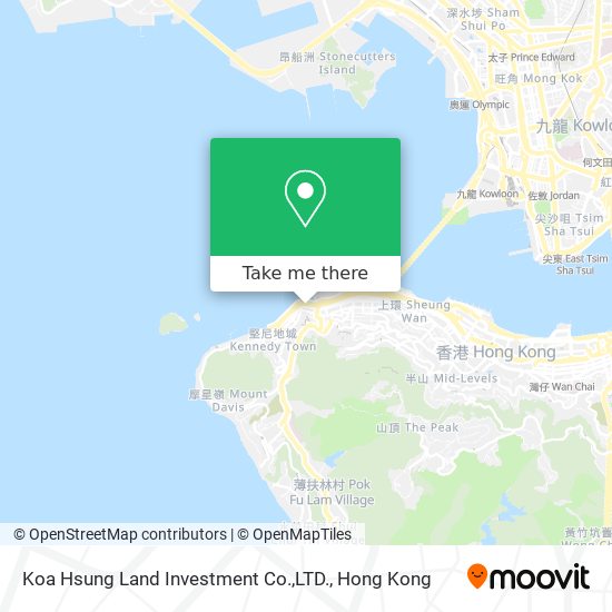 Koa Hsung Land Investment Co.,LTD.地圖