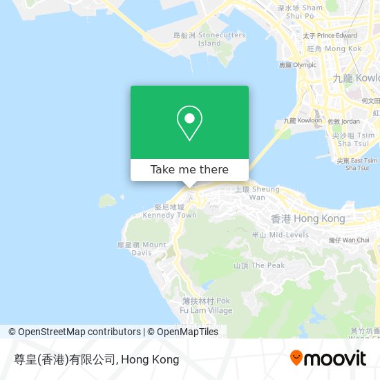 尊皇(香港)有限公司 map