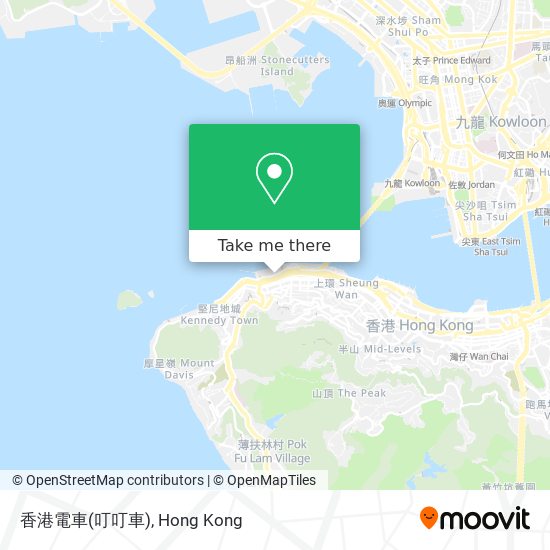 香港電車(叮叮車) map