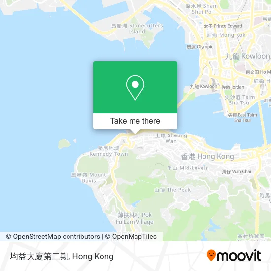 均益大廈第二期地圖