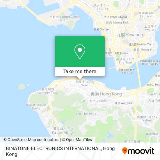 BINATONE ELECTRONICS INTFRNATIONAL map