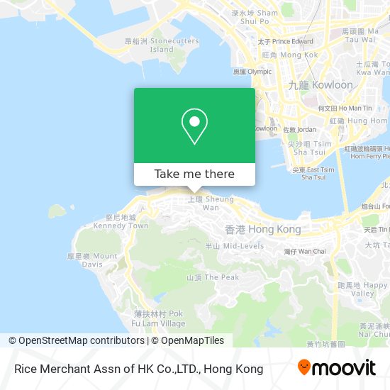 Rice Merchant Assn of HK Co.,LTD. map