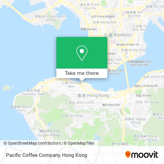 Pacific Coffee Company map