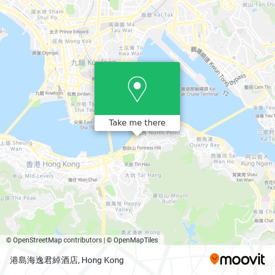 港島海逸君綽酒店 map